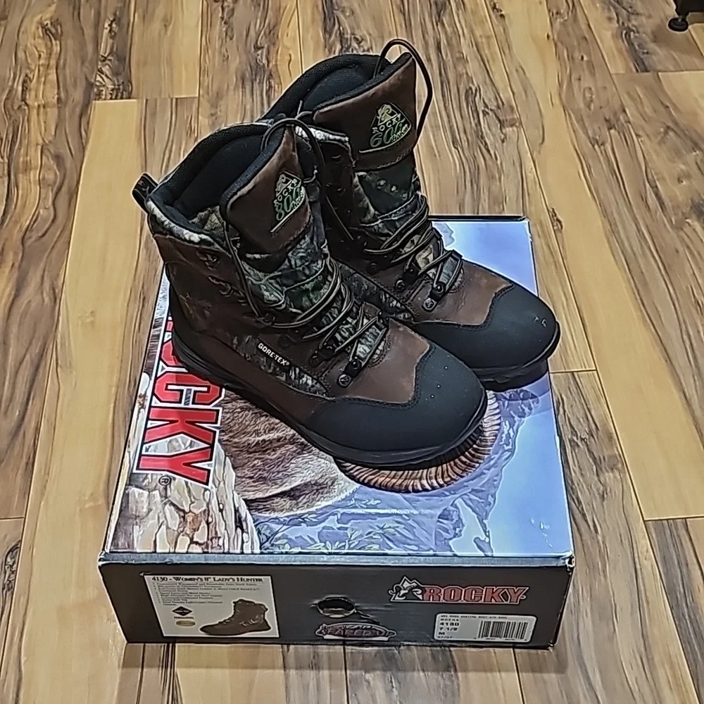 Rocky women's 7.5 hunting boot 413p - 8" lady hunter Gore-Tex 800 grams